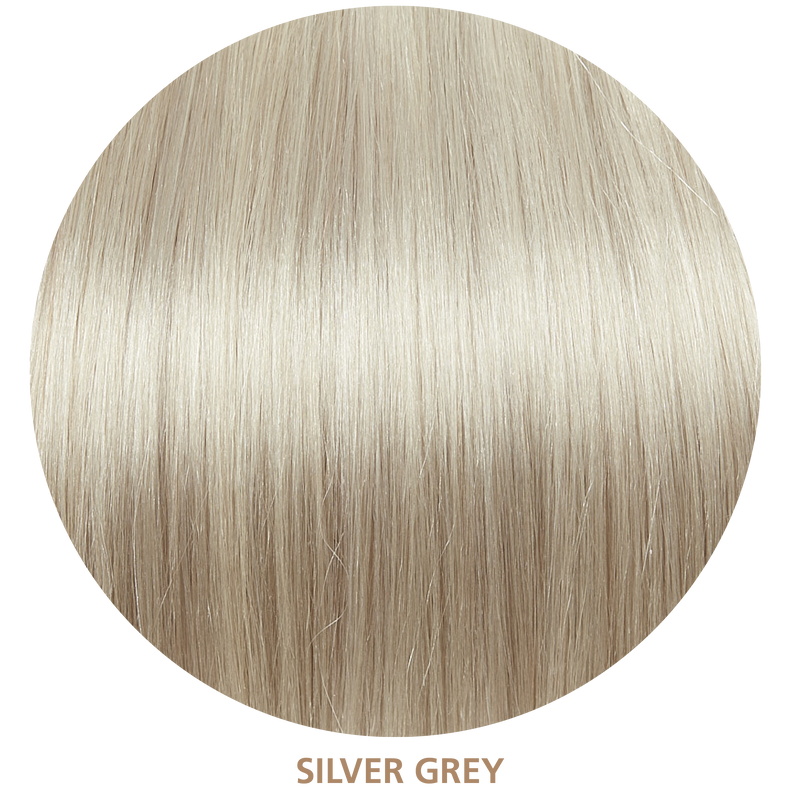 INVISIBLE TAPE 24" HAIR EXTENSIONS SILVER GREY BLONDE