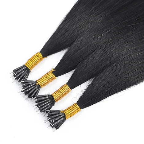 NANO BEAD 20" HAIR EXTENSIONS BLACK