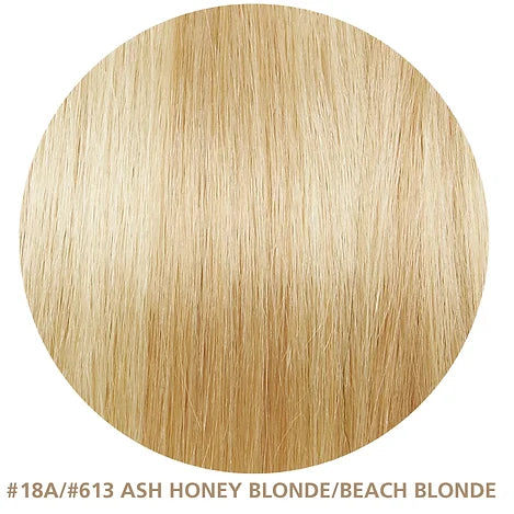 CLIP-IN 20" HAIR EXTENSIONS - ASH HONEY BLONDE-BEACH BLONDE