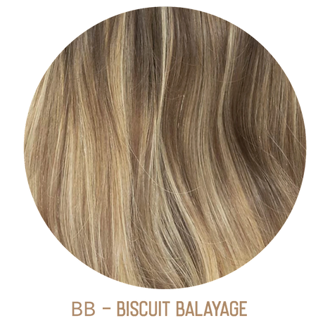 OMBRE 20" INVISIBLE TAPE HAIR EXTENSIONS BISCUIT BALAYAGE