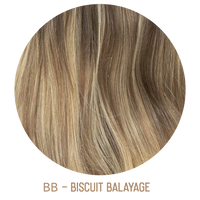 OMBRE 20" TAPE HAIR EXTENSIONS BROWNS