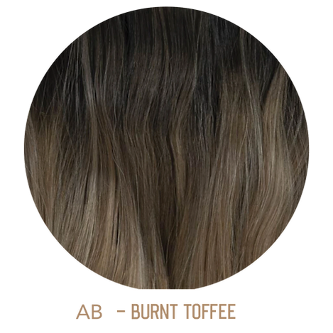 OMBRE 20" TAPE HAIR EXTENSIONS BROWNS