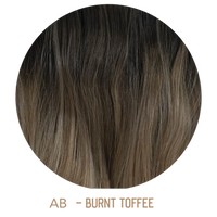 OMBRE 20" TAPE HAIR EXTENSIONS BROWNS