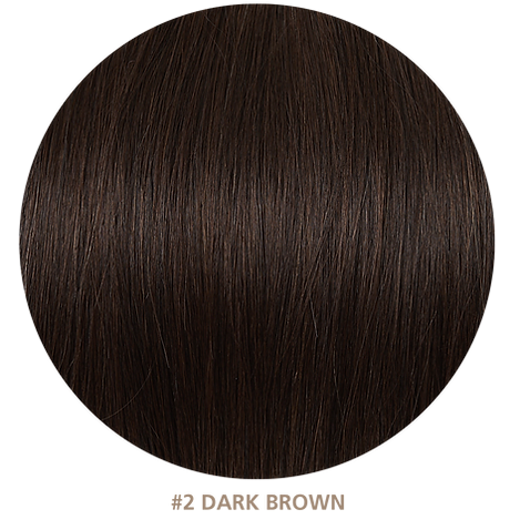 CLIP-IN 24 HAIR EXTENSIONS-DARK BROWN